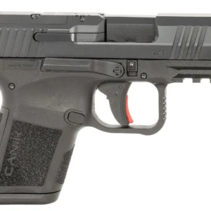 Canik HG7651CAN Mete MC9 *CA Compliant Micro-Compact Frame 9mm Luger 10+1 3.18" Steel Barrel, Black Cerakote Optic Ready/Serrated Steel Slide, Black Polymer Frame w/Picatinny Rail, Textured Grip
