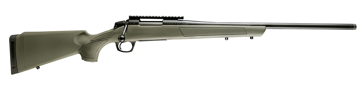 CVA CR3913G Cascade 204 Ruger 4+1 20" Graphite Black Cerakote Threaded Barrel, Graphite Black Cerakote Picatinny Rail Steel Receiver, OD Green Synthetic Stock