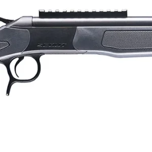 CVA CR4437 Scout 308 Win 1rd 20" Blued Threaded Barrel, Blued Picatinny Rail Receiver, Stealth Gray Fixed Synthetic Stock