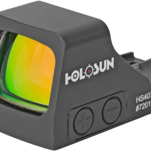 Holosun HE407K-GD-X2   Black 6 MOA Gold Dot Reticle