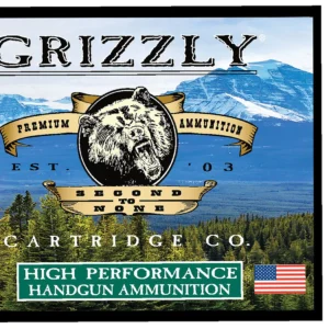 Grizzly Ammo GC38A1   380ACP+P 90gr Jacketed Hollow Point 20 Per Box/10 Case