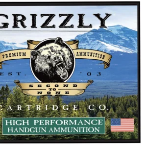 Grizzly Ammo GC9M+P19mm+P Luger 124gr Full Metal Jacket Flat Point 20 Per Box/10 Case