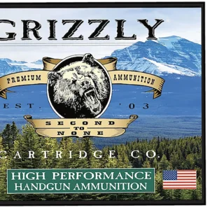 Grizzly Ammo GC357M9   357Mag 148gr Jacketed Hollow Point 20 Per Box/10 Case