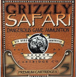 Grizzly Ammo GC416RG5   416Rigby 400gr Solid Brass 5 Per Box/10 Case