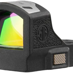 Sig Sauer Electro-Optics SOR02100 Romeo-RS Compact Black 1x24mm  2 MOA Red Dot/32 MOA Circle Reticle