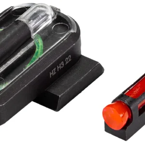 HiViz CKMFD21 FastDot  H3  Red/Fiber Optic Green Tritium Black Frame Fits Canik Mete