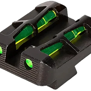 HiViz TRLW11 LiteWave Rear Sight Green/Red Interchangeable Fits Taurus G3, G3 Tactical, G3C, GX4, GX4XL, GX4 Carry