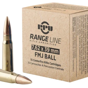 TR&Z PPR739   7.62x39mm 123 gr Full Metal Jacket 15 Per Box/ 62 Cs