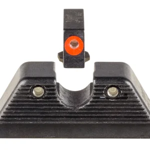 Trijicon 601092 HD XR Night Sight Set Green Tritium/Orange Outline Front, Green Tritium Rear, Black Frame, Fits Most Glock/17 MOS/19 MOS/45 MOS