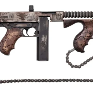 Thompson T150DC8 1927A-1 Wastelander .45 Cal 50+1 18" Finned Barrel, Aluminum Receiver, Fixed Stock