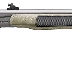 CVA PR3233N Accura MR-X 50 Cal VariFlame 26" Tungsten Cerakote Fluted Threaded Barrel, Drilled & Tapped Receiver, Adjustable Black/Gray Webbing Synthetic Stock