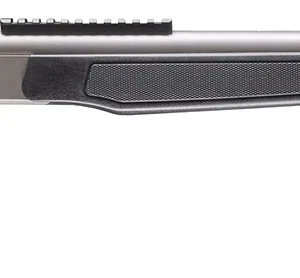 CVA PR2050SM Optima 50 Cal 26" Stainless Fluted Barrel, 0 MOA Picatinny Rail Stainless Steel Receiver, Fixed Black Synthetic Stock