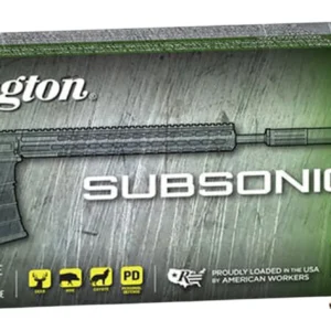 Remington Ammunition 28430   300Blackout 220gr Open Tip Flat Base 20 Per Box/10 Case