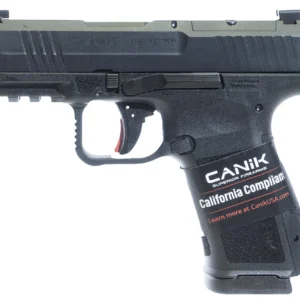 Canik HG7884CA-N Mete MC9L *CA Compliant 9mm Luger 10+1 3.18" Black Steel Barrel, Black Nitride Steel Serrated Slide, Black Polymer Frame w/Picatinny Rail, Interchangeable Backstrap Grip