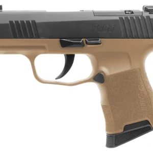 Sig Sauer 3659CTXR3P P365X  Micro-Compact Frame 9mm Luger 10+1 3.10" Steel Barrel, Optic Ready/Serrated Slide, Coyote Tan Stainless Steel Frame w/Accessory Rail, Polymer Grip