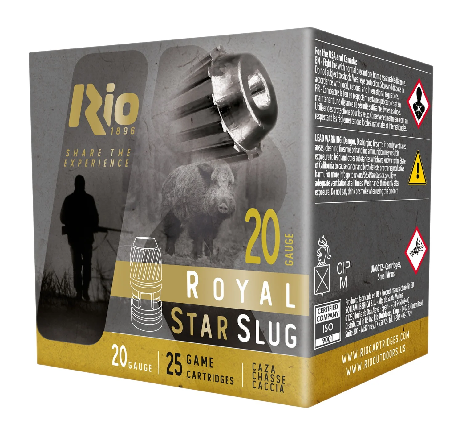 Rio Ammunition RSL20 Royal Star 20Gauge 3.875" 25 Per Box/10 Case