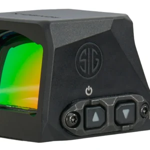 Sig Sauer Electro-Optics SORX1480 Romeo-X Enclosed Compact Black 1x24mm 3MOA Green Dot Reticle RX Footprint Mount