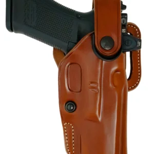 Galco APO226R APO Strongside/Crossdraw OWB Tan Steerhide Fits Glock 19 Gen 1-5 Belt Holster Mount Right Hand