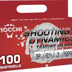 Fiocchi 12SDB18 Shooting Dynamics 12Gauge 2.75" 1oz 8Shot 100 Per Box/2 Case