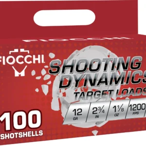 Fiocchi 12SDB187 Shooting Dynamics 12Gauge 2.75" 1 1/8oz 7.5Shot 100 Per Box/2 Case
