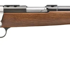 Ruger 7428 77/44 44 Rem Mag 4+1 16.60" Blued Threaded Barrel, Blued Alloy Steel Receiver w/Integral Scope Mount, American Walnut Fixed Wood Stock