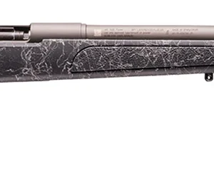 CVA PR5020N Endura LRH 45 Cal 26" Tungsten Cerakote Fluted Threaded Barrel, Drilled & Tapped Stainless Steel Receiver, Fixed Black w/Tungsten Webbing Synthetic Stock