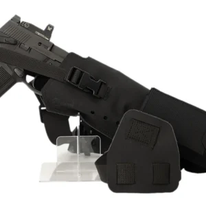 Cole-tac VWX102 Varmint Wrangler XL Pistol Holder Chest Black Left Hand