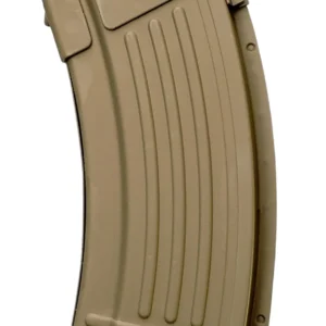 Global Ordnance LLC 810091157435   20rd Fully Ribbed 7.62x39mm Fits AK-47 FDE Steel