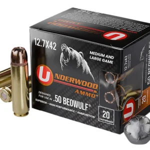 Underwood Ammo 518 XTP 50Beowulf 350gr Jacketed Hollow Point 20 Per Box/10 Case