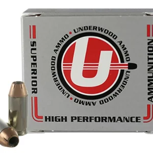 Underwood Ammo 627 ASP 460Rowland 185gr Jacketed Hollow Point 20 Per Box/10 Case