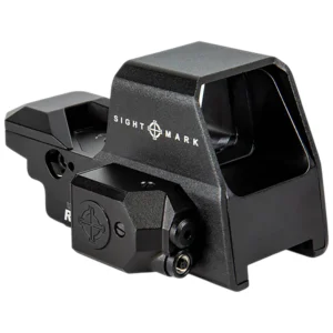 Sightmark SM26033R Ultra Shot R-Spec Black 1x 33x24mm, Illuminated Green/Red Multi Reticle/Red Laser Picatinny Rail Mount