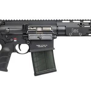 HK 81001052 MR762 A4 7.62x51mm 20+1 13" Threaded Barrel, M-LOK Handguard, Black Receiver w/Picatinny Rail, Black Pistol Tube, Black Ergonomic Grip