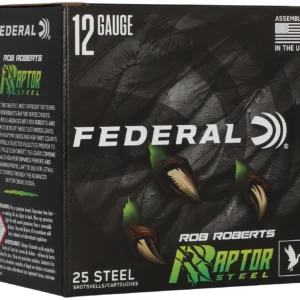Federal RRS1383 Rob Roberts Raptor 12Gauge 3" 1 3/8oz 3Shot 25 Per Box/10 Case