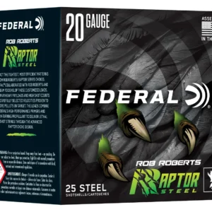 Federal RRS2093 Rob Roberts Raptor 20Gauge 3" 1oz 3Shot 25 Per Box/10 Case