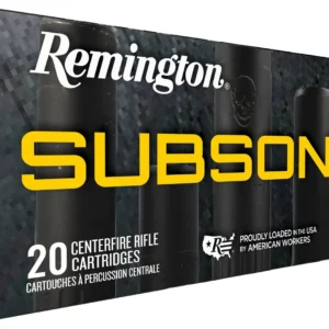Remington Ammunition 27745 Subsonic  360Buckhammer 250gr Bonded Hollow Point 20 Per Box/10 Case