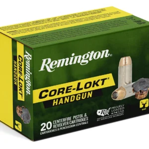 Remington Ammunition 20272 Core-Lokt  45Colt 237gr Jacketed Hollow Point 20 Per Box/10 Case