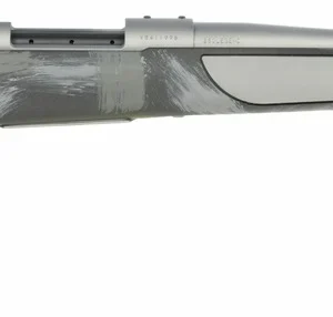 Weatherby VC38350NR0O Vanguard Shadow 350 Legend 5+1 20" Carbon Gray Cerakote #2 Standard Barrel, Carbon Gray Cerakote Steel Drilled & Tapped Receiver, Black w/Gray & White Accents Monte Carlo Stock