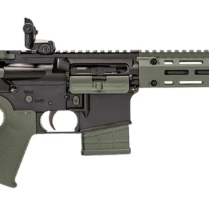 Tippmann Arms A101338 M4-22 LTE 22 LR 10+1 16" Black Parkerized Threaded Barrel, Matte Black Aluminum Receiver w/Picatinny Rail, OD Green M-LOK Handguard, Composite Forend, Black Polymer Stock, OD Gre