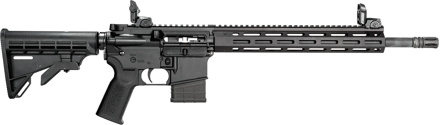 Tippmann Arms A101036 M4-22 Elite 22 LR 10+1 16" Black Parkerized Barrel, Matte Black Aluminum Receiver w/Picatinny Rail, M-LOK Handguard, Black CAR15 Polymer Stock, Black Gen2 Grip, Right Hand