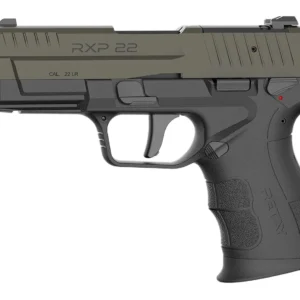 Retay USA RXP22BLKODSL10TH RXP 22 LR 10+1 4" Threaded Barrel, OD Green Cerakote Optic Ready/Serrated Slide, Black Cerakote Polymer Frame w/Accessory Rail, RMR/RMSc Footprint