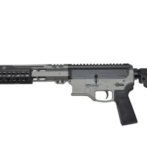 Bilson Arms P8FSSTB20R1 BA-15FCP 338 ARC 10+1 14.50" Stainless Steel Threaded Barrel, Tactical Gray/Graphite Black Cerakote Aluminum Receiver w/Picatinny Rail, M-LOK Handguard, Black Polymer SBA4 Brac