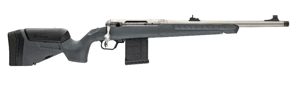 Savage Arms 32498 110 Ridge Hunter 308 Win 10+1 18" Heavy Barrel, Flat Dark Gray Adj LOP Synthetic Stock, Right Hand