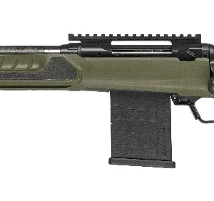 Savage Arms 32940 110 UltraLite Predator 22 ARC 10+1 18" Carbon Fiber Barrel, Arca Rail Forend, Hunter Green AccuStock w/AccuFit V2 Synthetic Stock, Left Hand