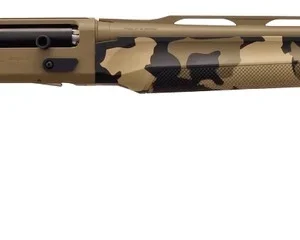 T R Imports A22026OS1 Alpha 2  20 Gauge 3" 4+1 26" Flat Dark Earth Cerakote Vent Rib Barrel & Receiver, Fixed Old School Camo Synthetic Stock