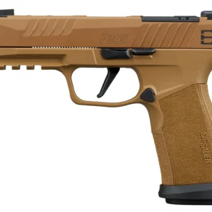 Sig Sauer 365XF9DH310 P365 DH3 Compact 9mm Luger 10+1 3.70" Black DLC Barrel, Coyote Cerakote Stainless Steel Lightening Cut/Optic Ready/Serrated Slide & Frame w/Picatinny Rail, Interchangeable Backst
