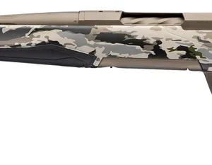 Browning 036124298 X-Bolt 2 Speed SPR Full Size 7mm PRC 3+1 20" Smoked Bronze Cerakote Fluted Threaded Barrel, Steel  Drilled & Tapped Receiver, Ovix Camo w/Black Overmold Adj Comb & LOP Synthetic Sto
