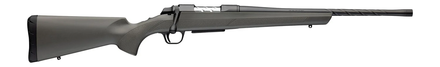 Browning 035845218 AB3 Pro SPR Full Size 308 Win 4+1 18" Matte Blued Spiral Fluted Threaded Barrel, Matte Blued Drilled & Tapped Receiver, Gray/Green Fixed Synthetic Stock