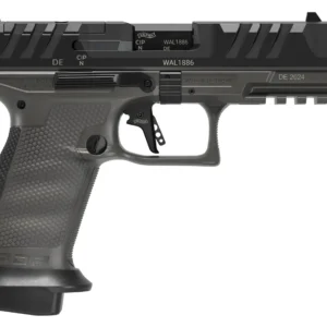 Walther Arms 2871947 PDP Pro SD Compact 9mm Luger 10+1 4.60" Black Threaded Barrel, Black Optic Ready/Serrated Slide, Tungsten Gray Polymer Frame w/Picatinny Rail, Textured Polymer Grip