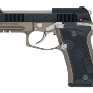 Langdon Tactical Tech 80X32ZCBBN Beretta Cheetah 80X 32 ACP 12+1 3.90" Inox Steel Barrel, Black Bruniton Carbon Steel Optic Ready/Serrated Slide, Bronze Cerakote Aluminum Frame w/Picatinny Rail, Textu
