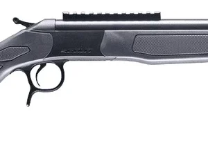 CVA CR4447 Scout 338 ARC 1rd 16.50" Matte Blued Threaded Barrel & Receiver w/DuraSight Rail, Stealth Gray Synthetic Stock